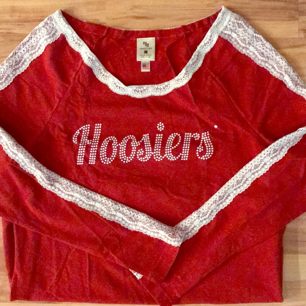Meesh and Mia IU shirt Indiana Hoosiers NWT Medium